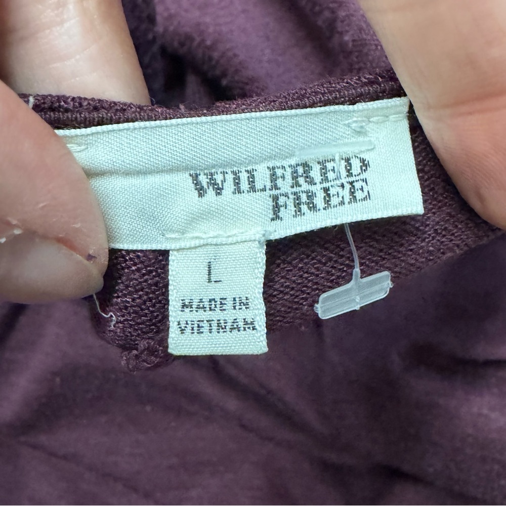 Wilfred Free Rosa Tank Dress Deep Plum Large - Picture 5 of 6